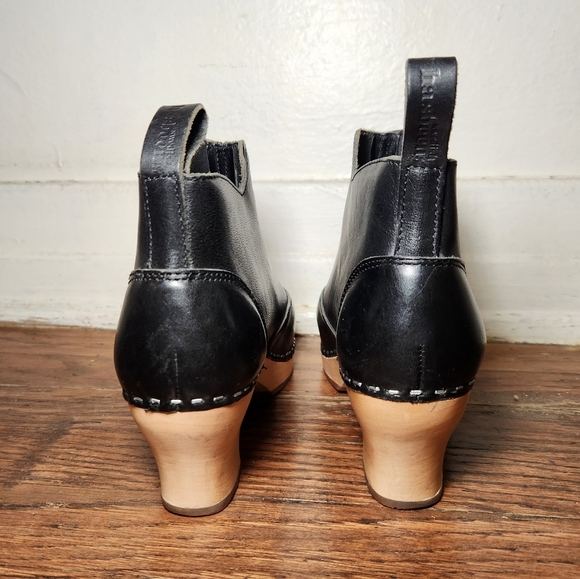 Swedish Hasbeens Zip It Emy Black Boots - Picture 6 of 12